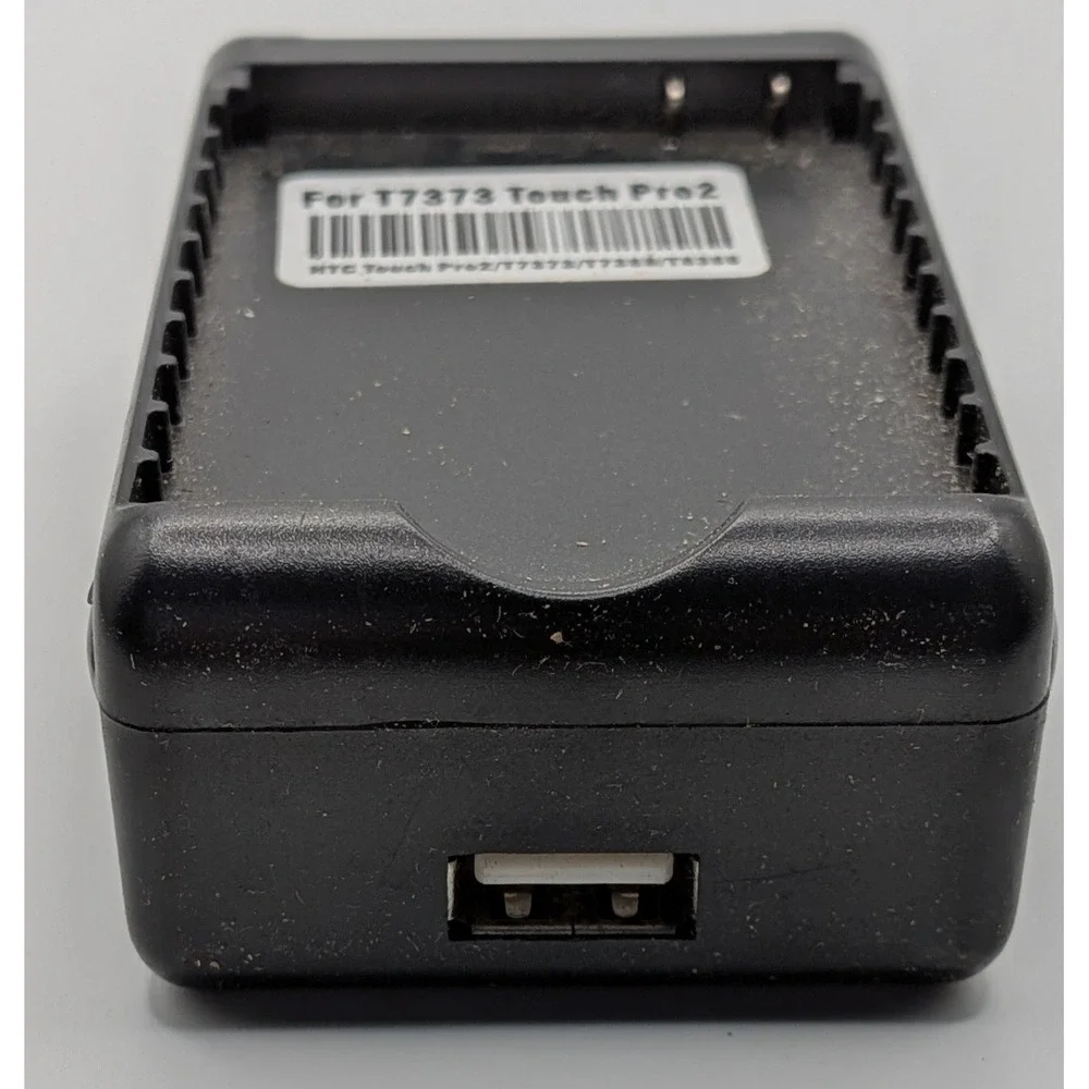 Yiboyuan Battery Charger HTC Touch Pro2 T7373 Black Good USB Port Untested